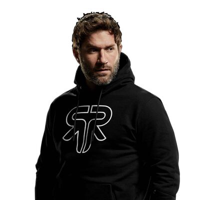 Hanorac Ruroc Team Hoodie Black / White